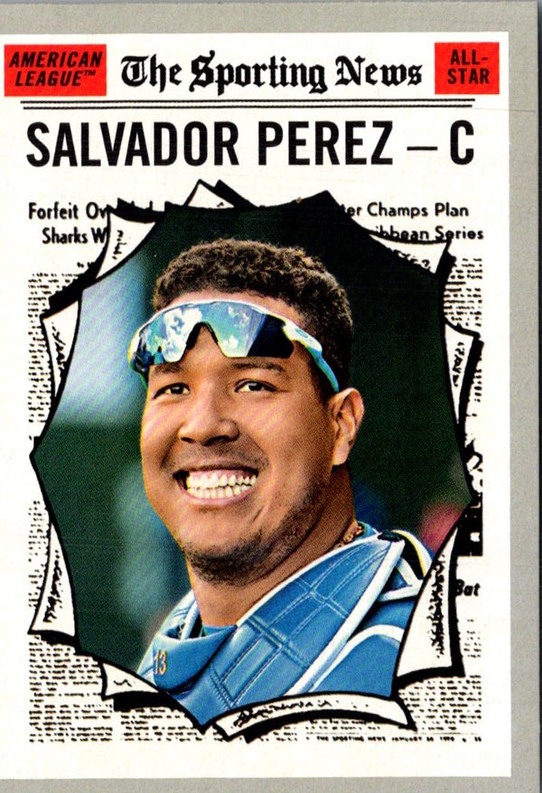 2019 Topps Heritage Salvador Perez #351