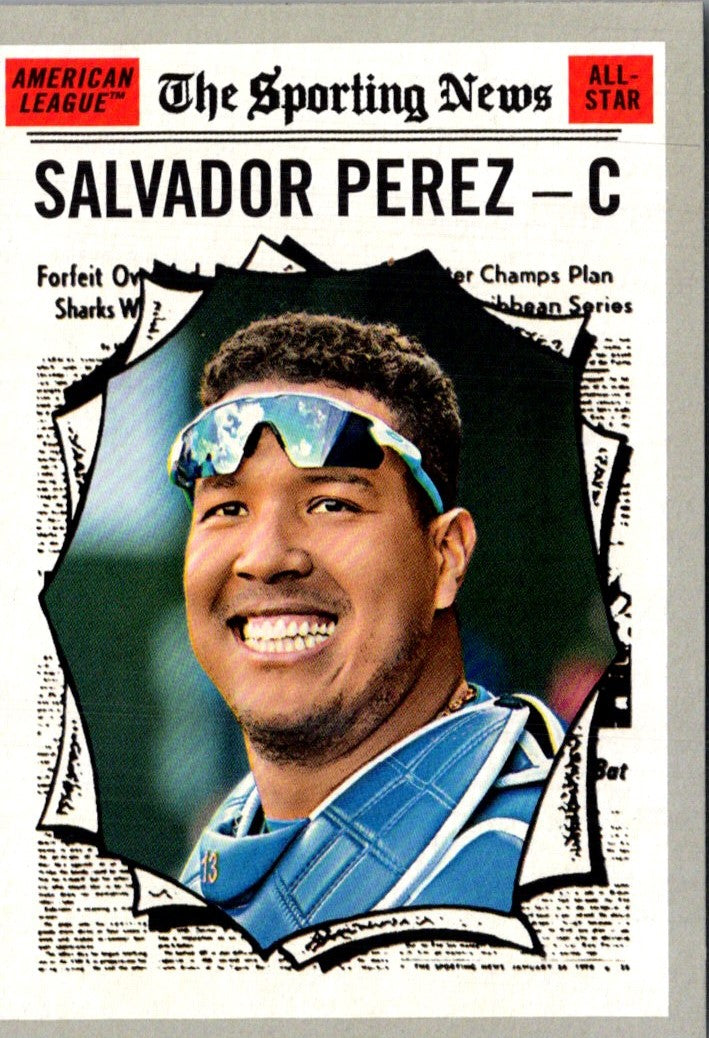 2019 Topps Heritage Salvador Perez