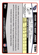 2006 Topps Tennessee Titans Adam Pac Man Jones