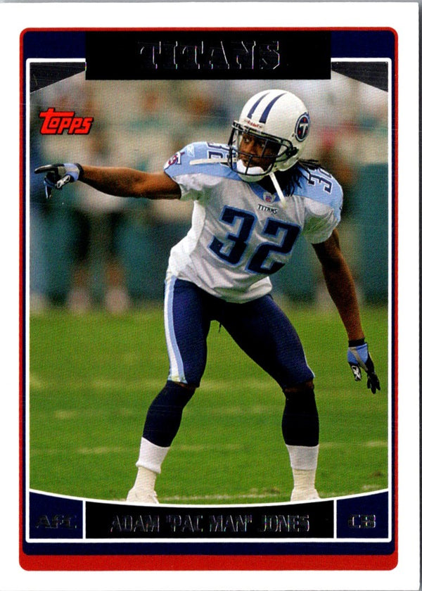 2006 Topps Tennessee Titans Adam Pac Man Jones #TEN6