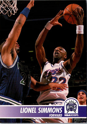 1994 Hoops Lionel Simmons #187
