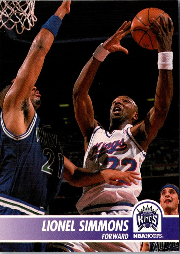 1994 Hoops Lionel Simmons #187