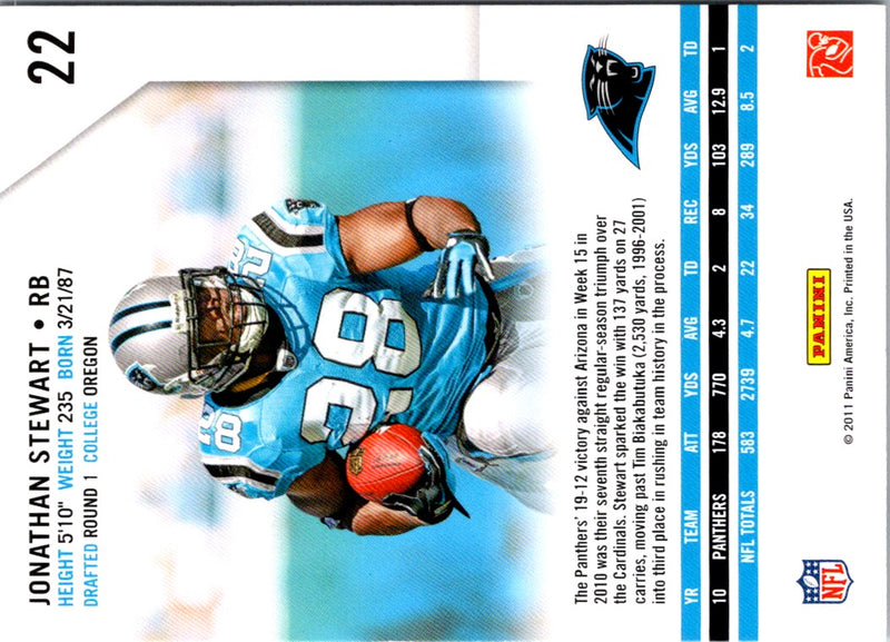 2012 Panini Gridiron Jonathan Stewart