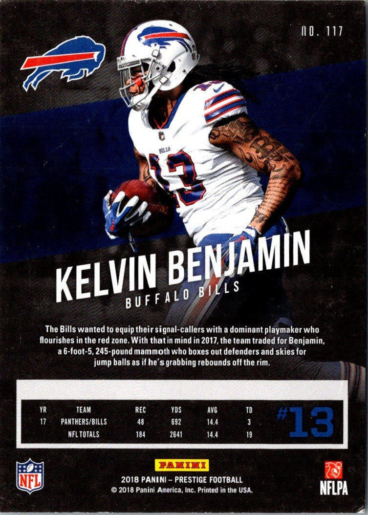 2018 Panini Prestige Xtra Points Blue Kelvin Benjamin