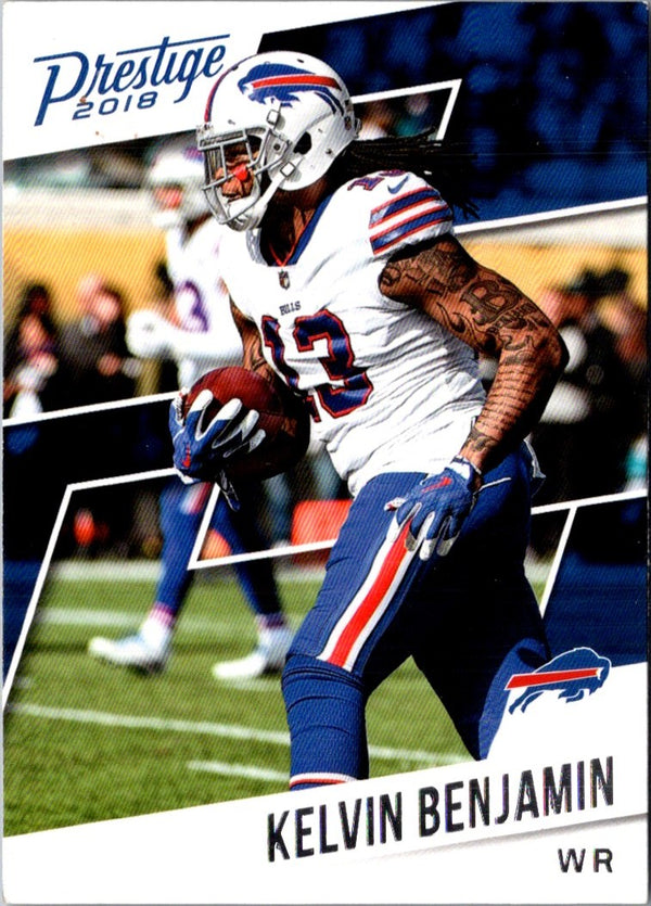 2018 Panini Prestige Xtra Points Blue Kelvin Benjamin #117