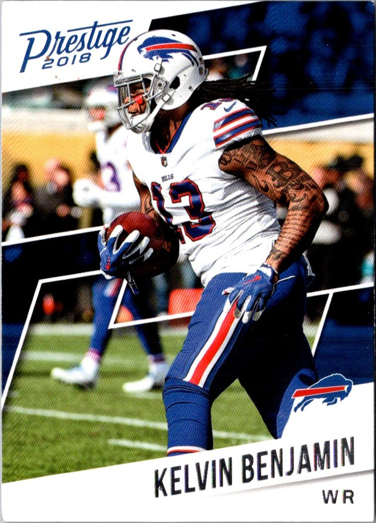 2018 Panini Prestige Xtra Points Blue Kelvin Benjamin