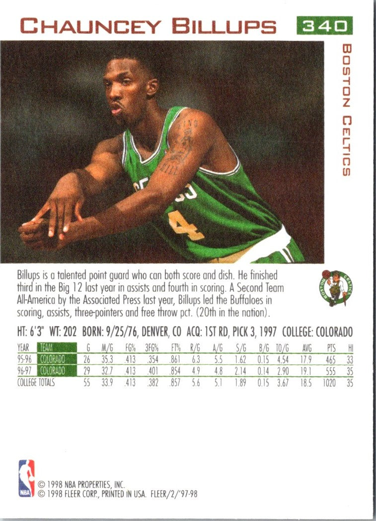 1998 Fleer Derek Anderson