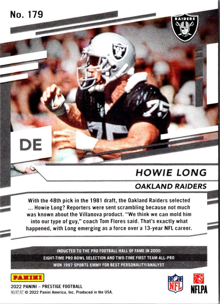 2022 Panini Prestige Howie Long