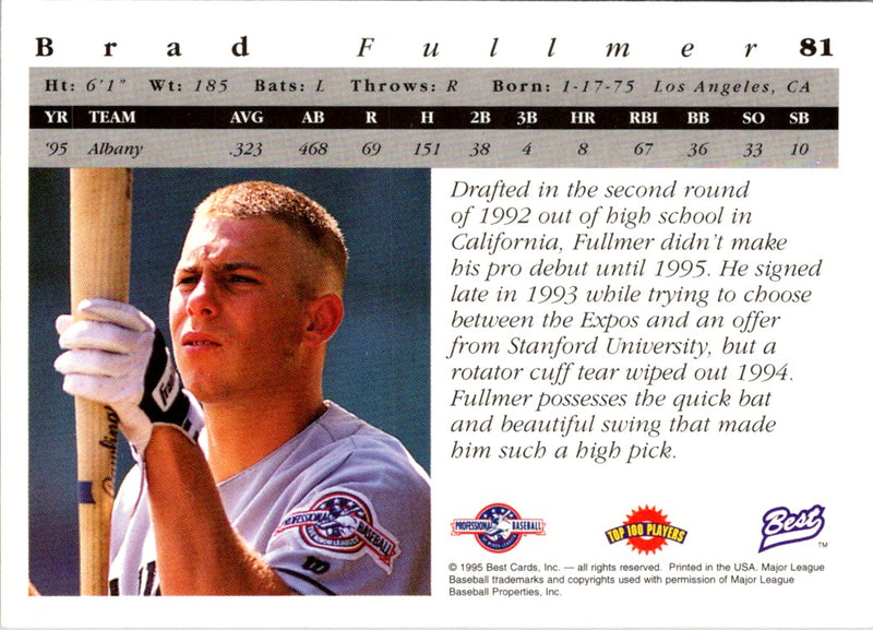 1995 Best Brad Fullmer