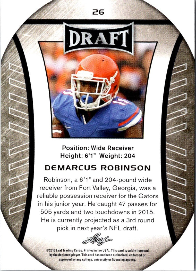 2016 Leaf Draft Demarcus Robinson