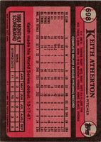 1989 Topps Keith Atherton #698