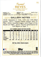 2018 Topps Gallery Franmil Reyes #16 Rookie