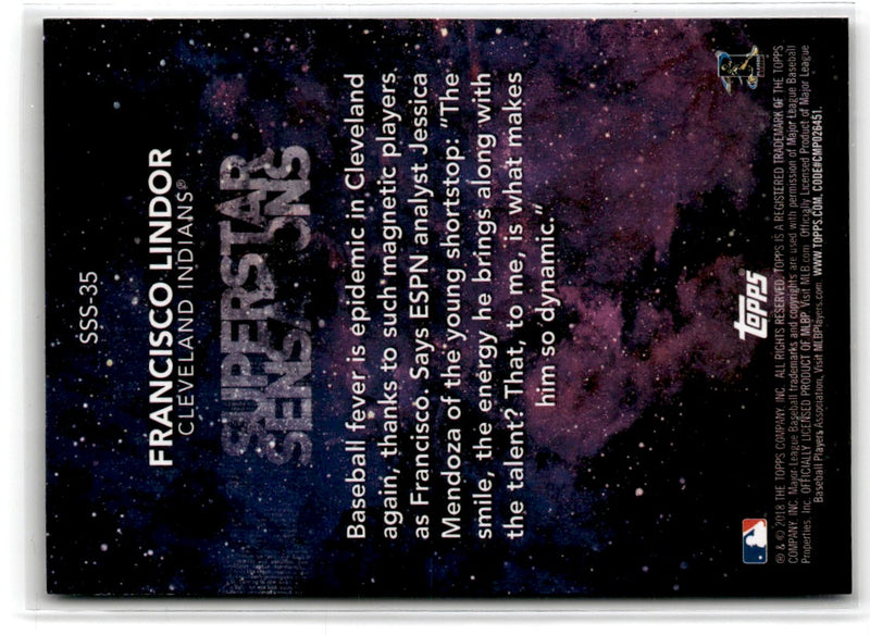 2018 Topps Superstar Sensations Francisco Lindor