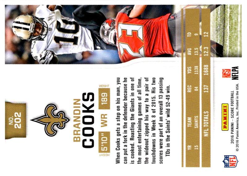 2016 Score Brandin Cooks