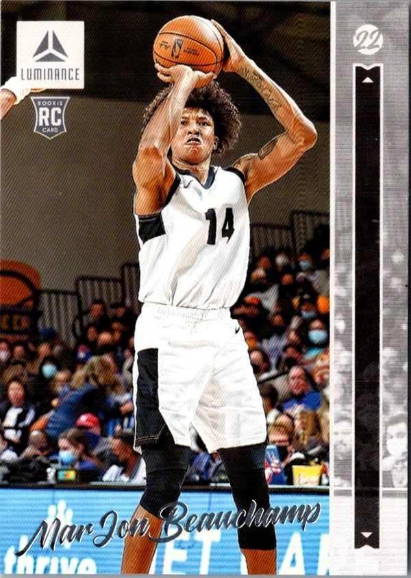 2022 Panini Chronicles Draft Picks MarJon Beauchamp #19