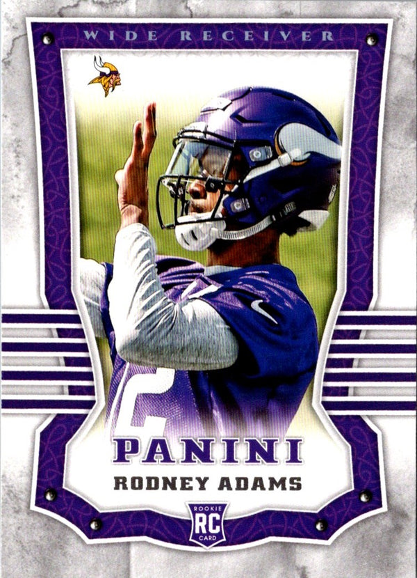 2017 Panini Rodney Adams #192 Rookie