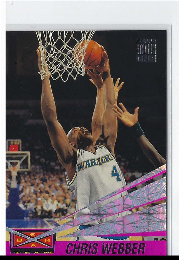 1993 Stadium Club Beam Team Chris Webber #21