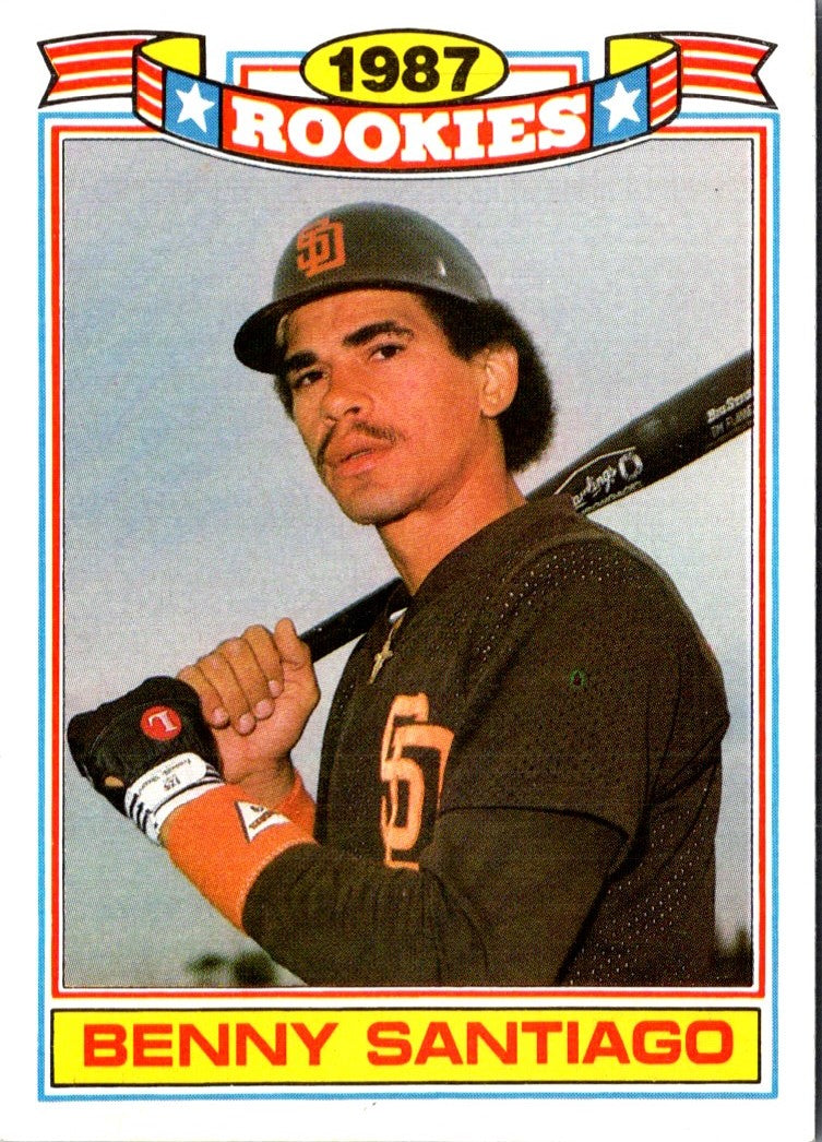 1988 Topps Glossy Rookies Benny Santiago