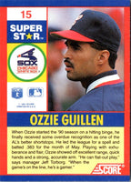 1991 Score 100 Superstars Ozzie Guillen #15