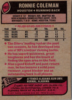 1977 Topps Ronnie Coleman #407