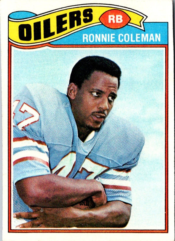 1977 Topps Ronnie Coleman #407