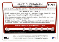 2012 Bowman Chrome Prospects Jake Buchanan #BCP215