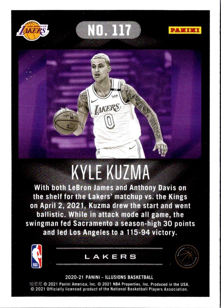 2020 Panini Illusions Kyle Kuzma