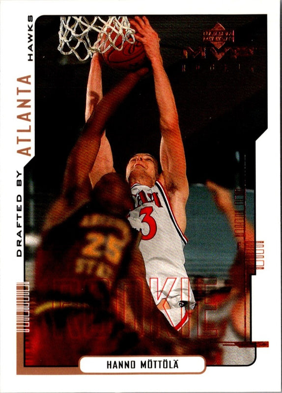 2000 Upper Deck Hanno Mottola #206 Rookie