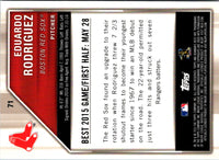 2014 Bowman Best Eduardo Rodriguez #6