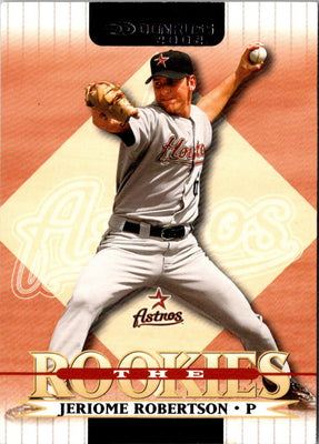 2002 Donruss The Rookies Jeriome Robertson #43 Rookie