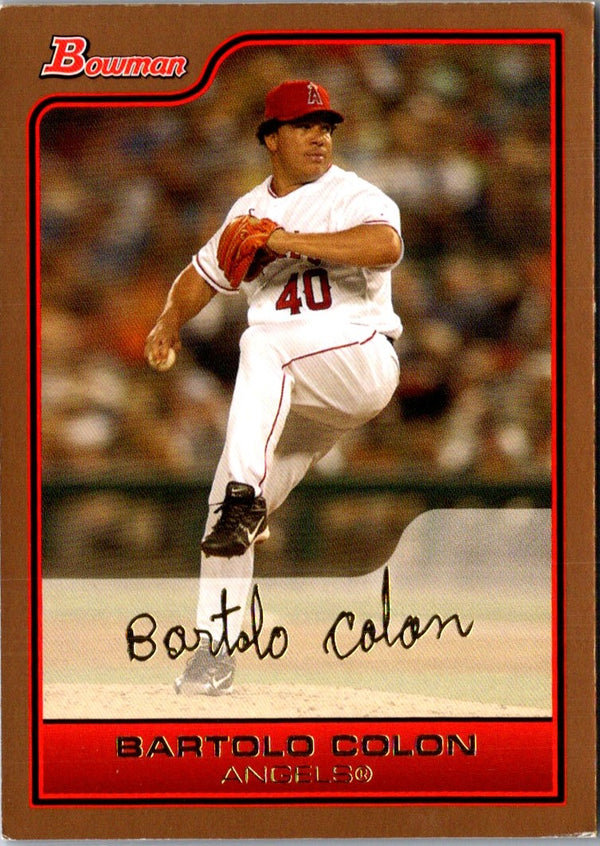 2006 Bowman Gold Bartolo Colon #195