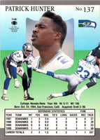 1991 Ultra Patrick Hunter #137 Rookie