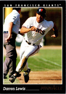 1993 Pinnacle Darren Lewis