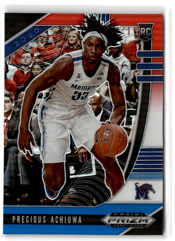 2020 Panini Prizm Draft Picks Collegiate Red Precious Achiuwa #8