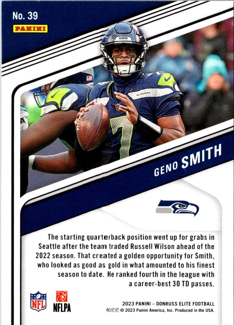 2023 Donruss Elite Geno Smith