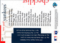 1997 BBM Diamond Heroes Team Checklist #230