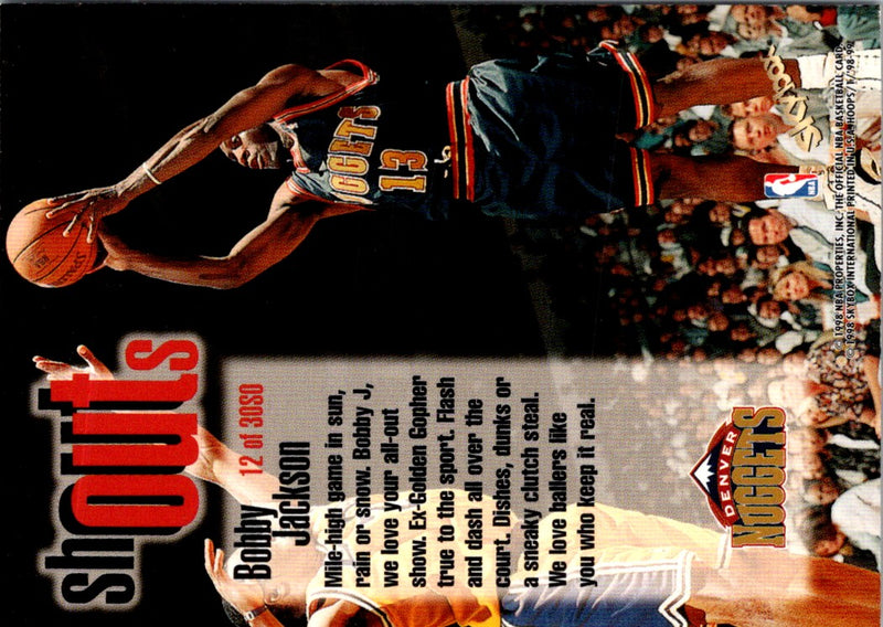 1998 Hoops Shout Outs Bobby Jackson