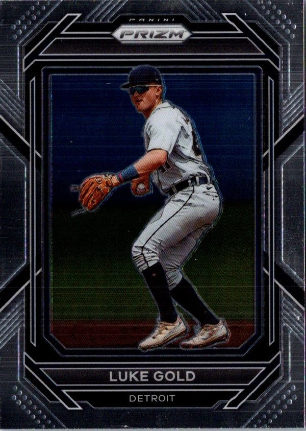 2023 Panini Prizm Blue Ice Luke Gold #80