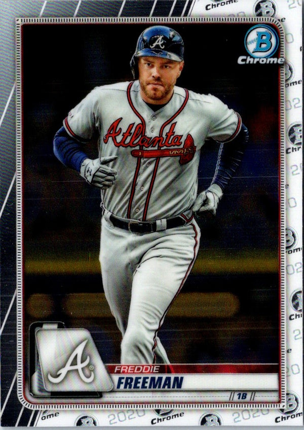 2020 Bowman Chrome Freddie Freeman #22