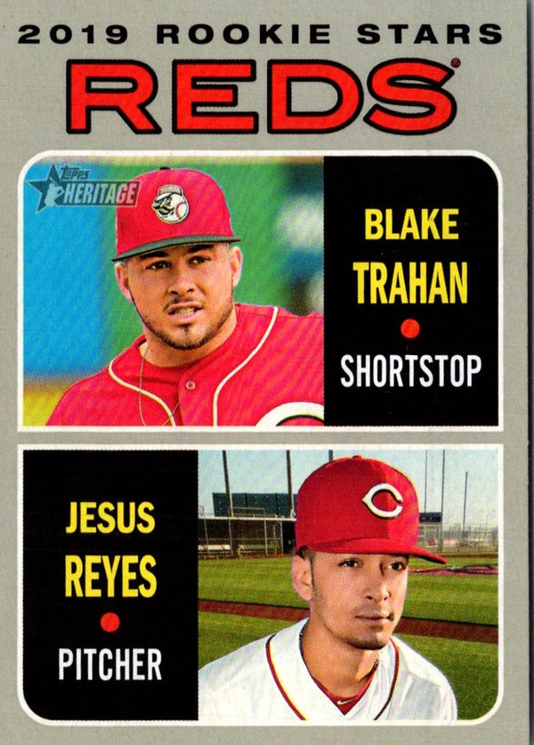 2019 Topps Heritage Blake Trahan/Jesus Reyes #36 Rookie