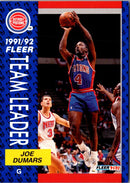 1991 Fleer Joe Dumars