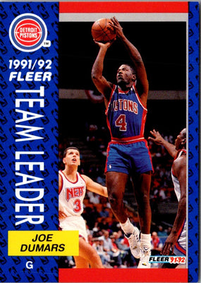 1991 Fleer Joe Dumars #379