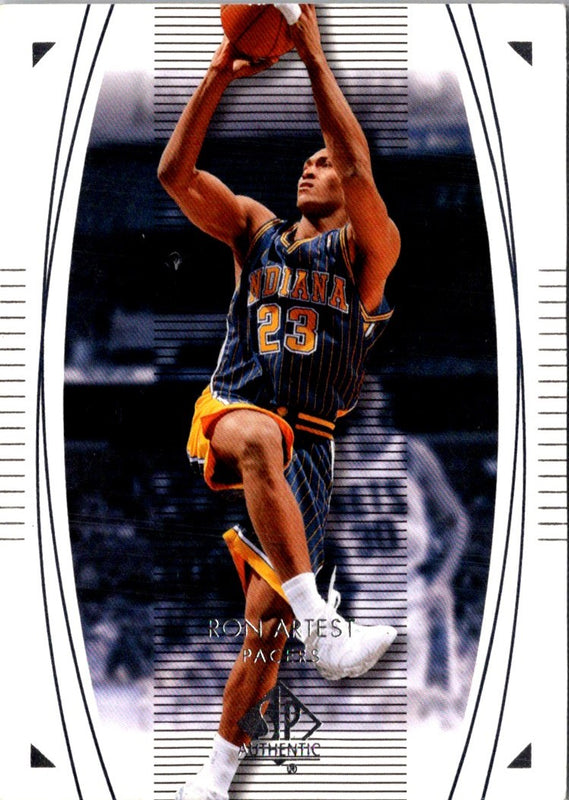 2003 SP Authentic Ron Artest #31