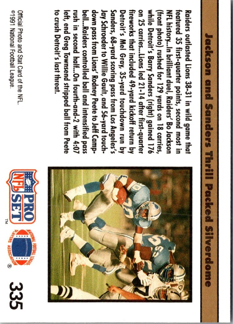 1992 Stadium Club Barry Sanders