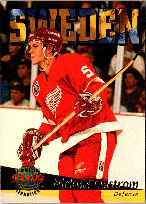 1993 Stadium Club Nicklas Lidstrom #429