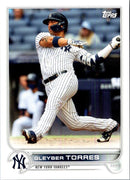 2021 Panini Chronicles Overdrive Blue Velocity Gleyber Torres