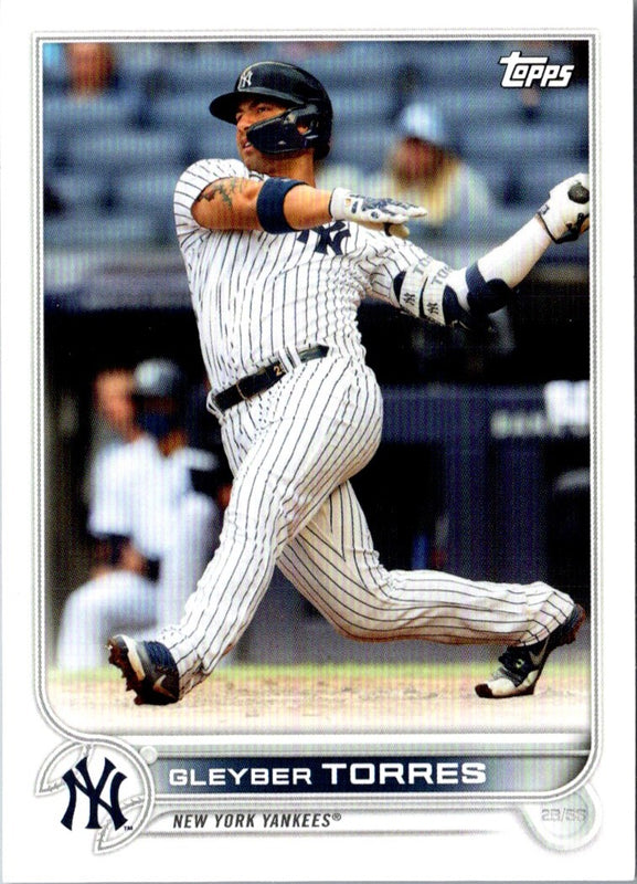2021 Panini Chronicles Overdrive Blue Velocity Gleyber Torres #6
