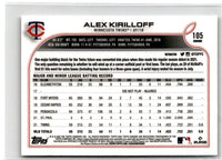 2022 Topps Chrome Alex Kirilloff #