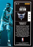 2017 Panini Contenders Nicolas Batum #97