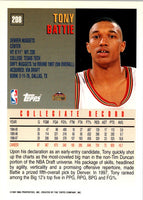 1997 Topps Chrome Refractors Tony Battie #208